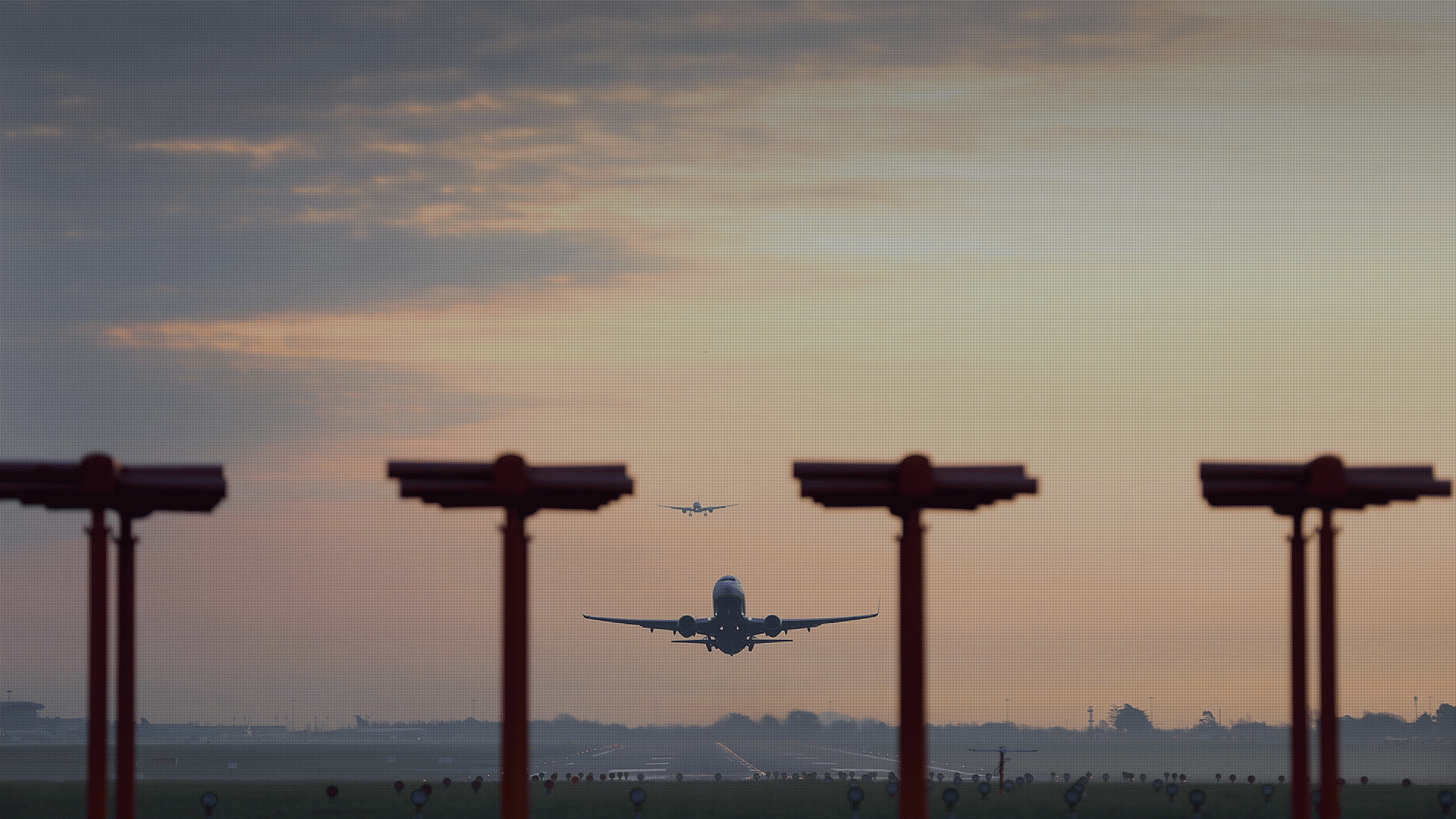 Aeroplanes Taking Off