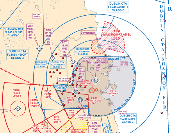 Aeronautical Chart Ireland